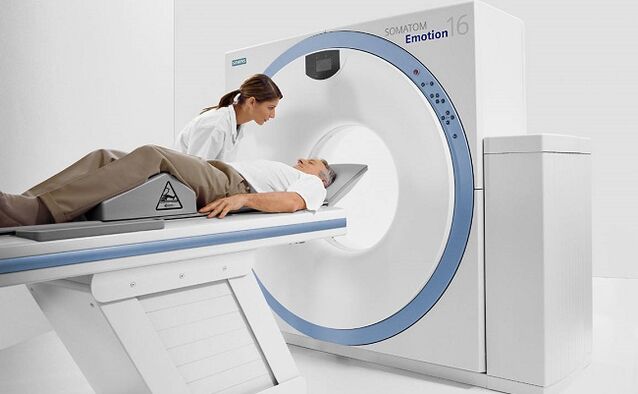 MRI a mellkasi osteochondrosis diagnosztizálásának módja